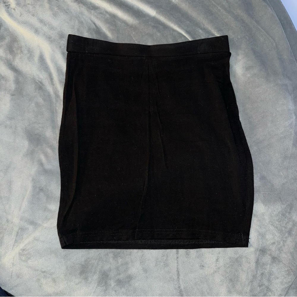 shein black pencil skirt size xs